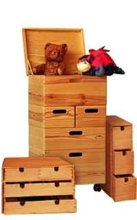 Wooden boxes