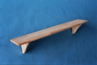 Wood shelf 1200x200x18mm