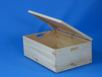 Wooden box with lid 600x400x230mm