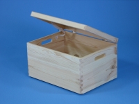 Wooden box with lid 400x300x230mm